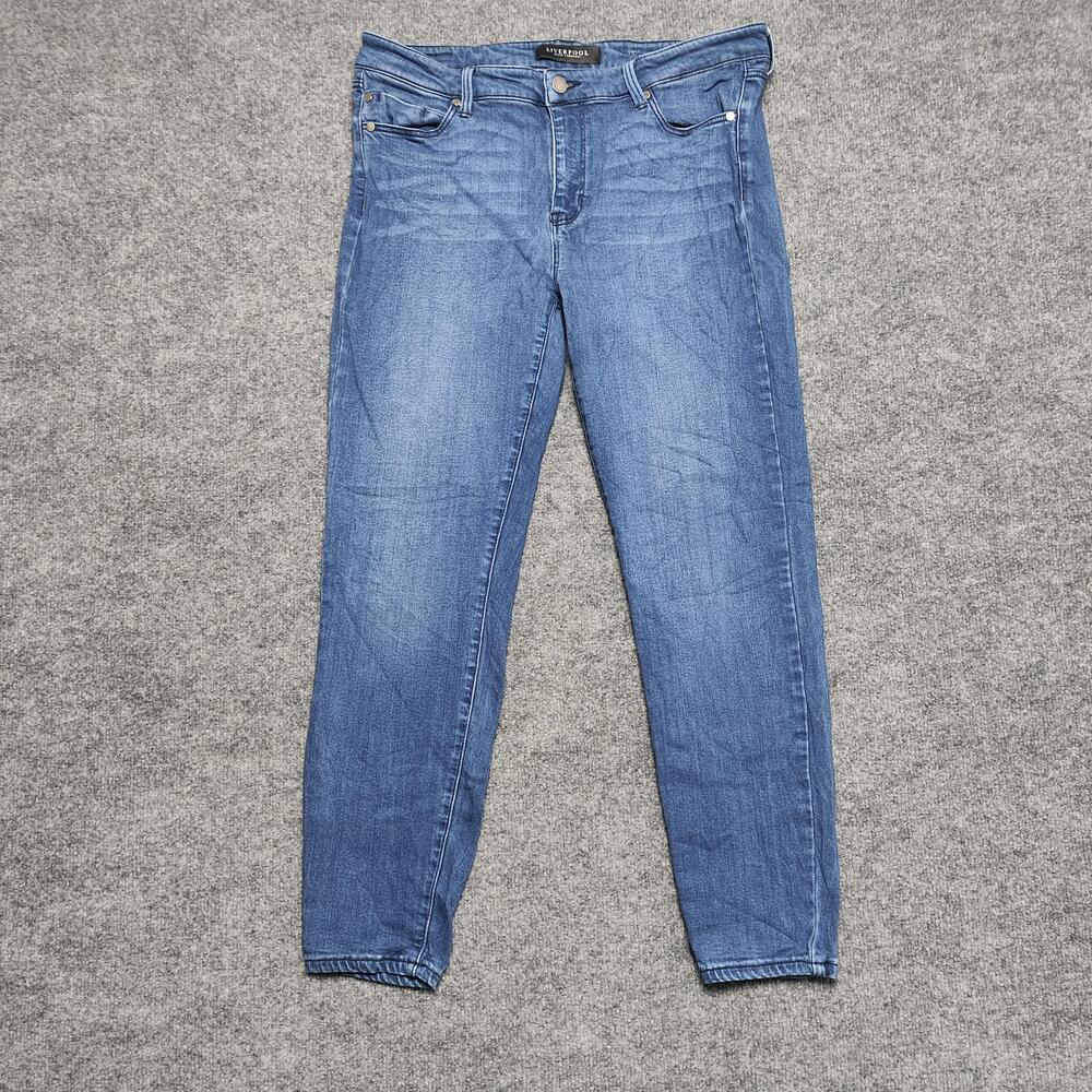 Liverpool Jeans Company Jeans Womens 12 Light Wash High Rise Skinny Denim